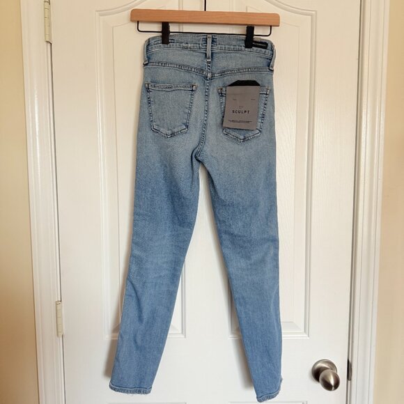 Citizens Of Humanity Rocket Crop High Rise Skinny with Embroidery Stripe Size 24 - Picture 6 of 14